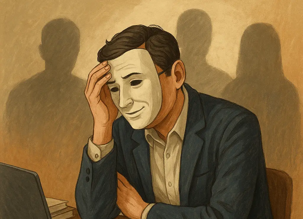 Sindrome del impostor hombre careta